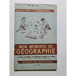 Mon memento de geographie - la france les regions la communaute...