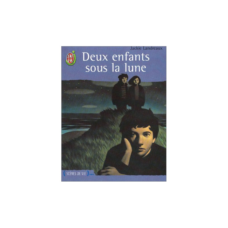 Deux enfants sous la lune