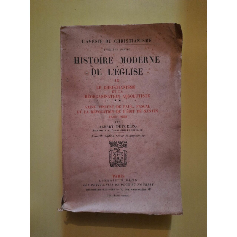 Histoire Moderne de L'église IX