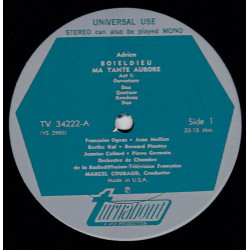 Ma Tante Aurore (Comic Opera In 2 Acts)