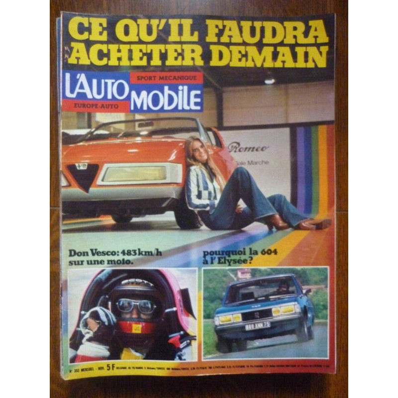 n353 Do vesco 483 kmh mensuel Novembre 1975