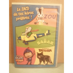 Les DVD de tes héros préférés Zou Babar Tatonka Mike DVD