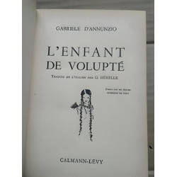 Gabriele D'Annunzio L'enfant de volupté