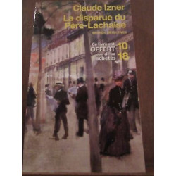 Claude izner la disparue du père lachaise