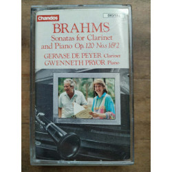 Brahms sonatas for clarinet and piano - G. de Peyer Cassette Audio...