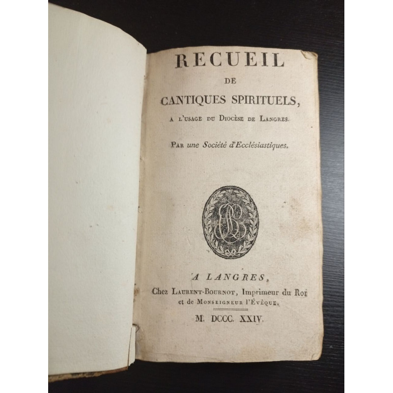 Recueil de Cantiques Spirituels