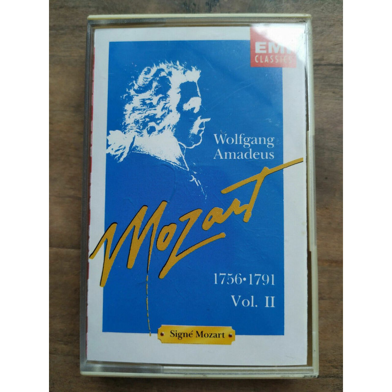 Wolfgang Amadeus Mozart 1756-1791 Volume 2 Cassette Audio-K7