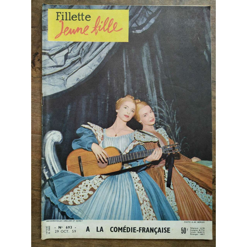 Fillette jeune fille n693 29 Octobre 1959