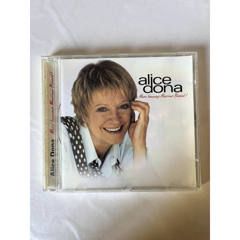 Alice Dona Merci beaucoup Monsieur Bécaud CD