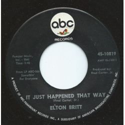 It Just Happened That Way / I Still Believe