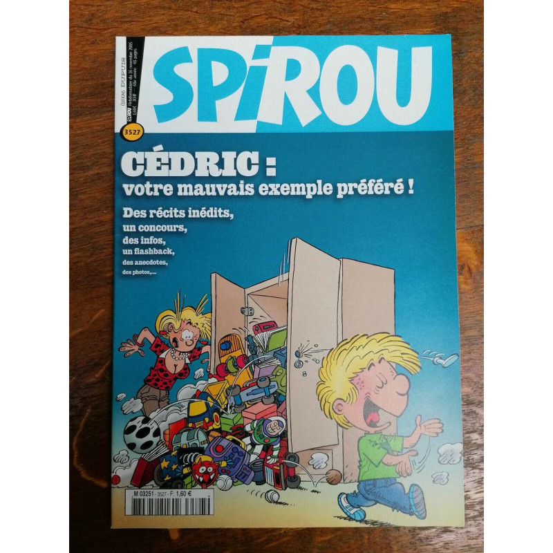 Spirou n3527 cédirc votre mauvais exemple préféré