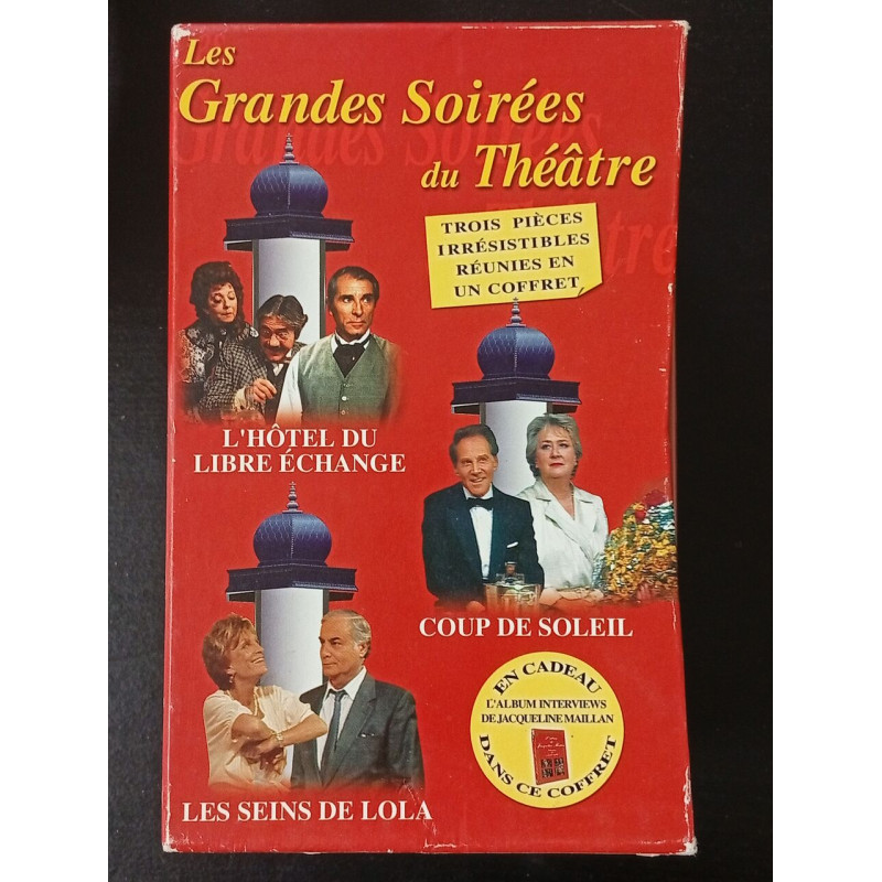 Coffret 4 vhs théâtre jacqueline maillan les seins de lola coup de...