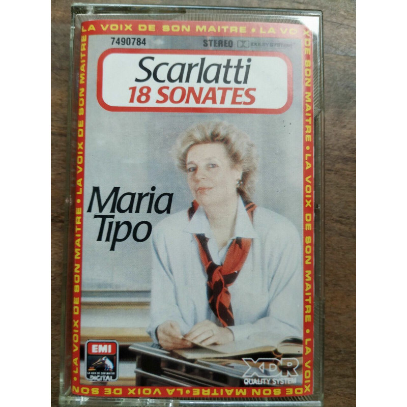 Scarlatti 18 Sonates Maria Tipo Cassette Audio-K7