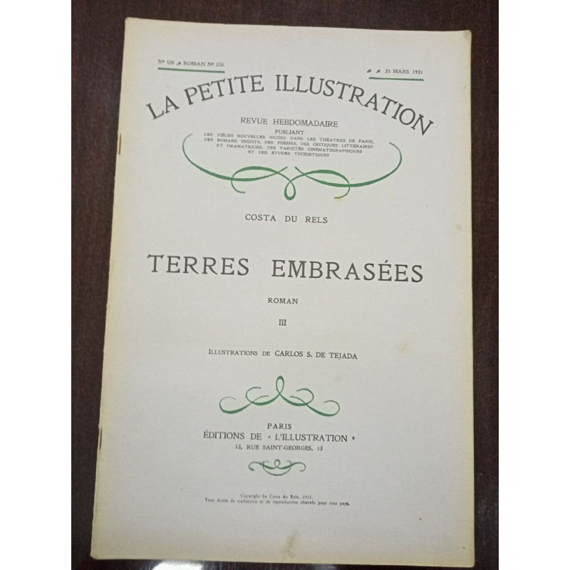 La petite Illustration N° 520. Terres embrasées III