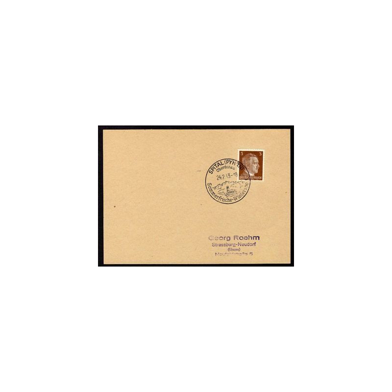 Allemagne n 706 Yv. cachet WW2 SPITAL Pyhrn Timbre Allemand Hitler...
