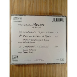mozart symp. n 41 '' jupiter '' ouverture des noces de figaro...