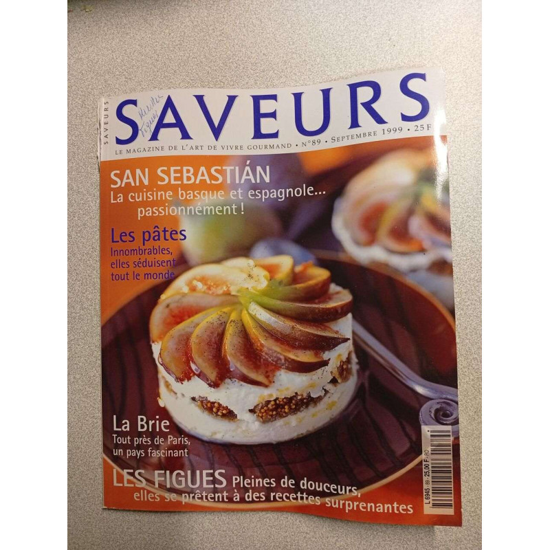 Saveurs - les pâtes la brie les figues