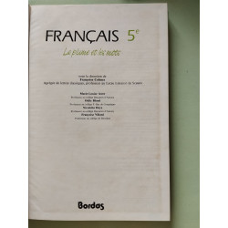 Français 5e