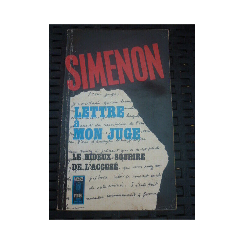 simenon LETTRE à MON JUGE