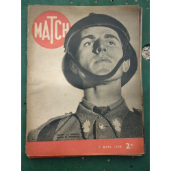 Revue MATCH du 7 mars 1940 DEVANT LE BURNOUS ROUGE DE BOURNAZEL