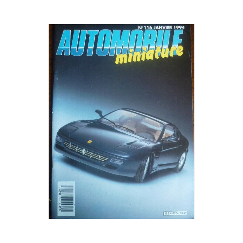 Automobile miniature n116 janvier 1994 modélisme