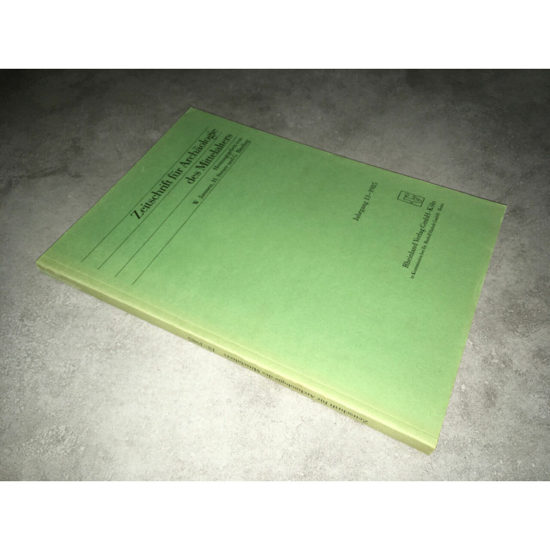 Zeitschrift für Archäologie des Mittelalters JANSSEN STEUER BINDING