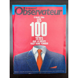 Le Nouvel Observateur n1106 17 Mars 1986 les 100 tetes
