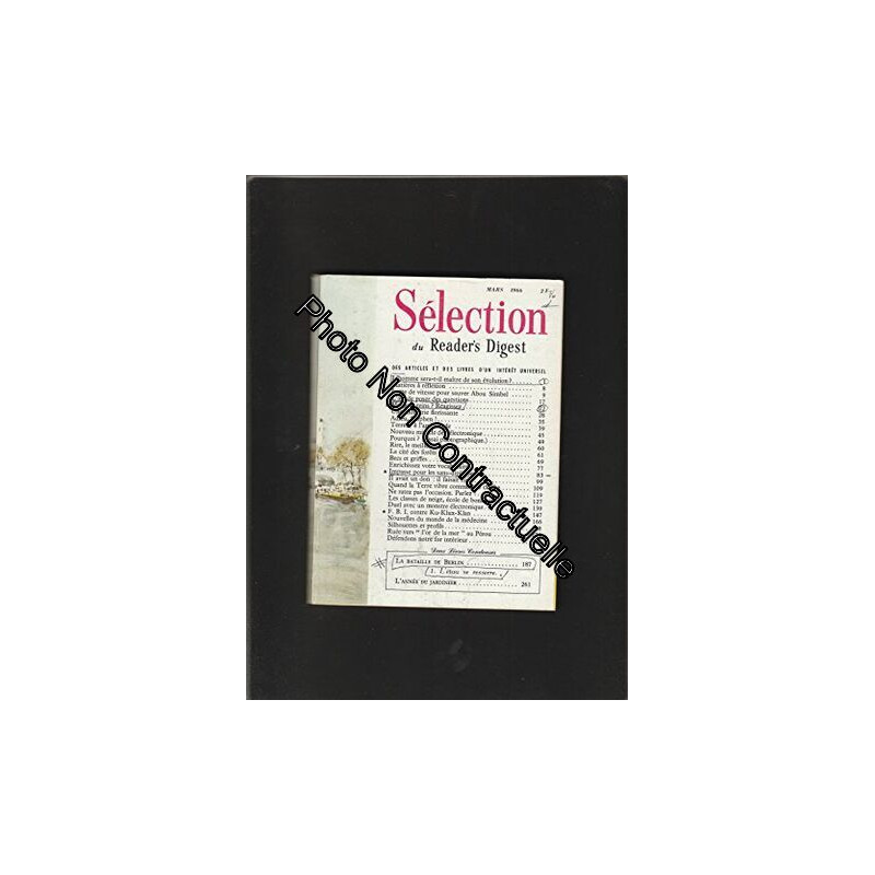 Sélection du Reader's Digest MARS 1966 [03/1966]