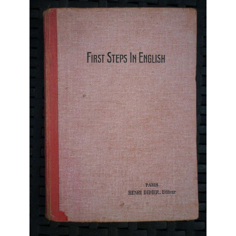 camerlynck guernier first Steps in english année préparatoire...