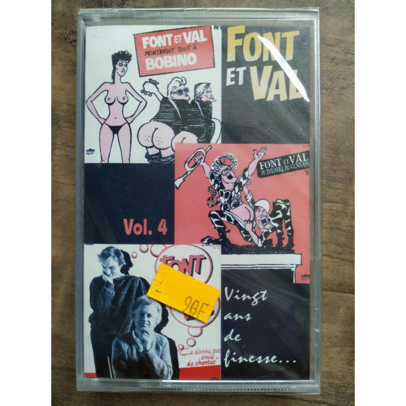 Font et Val Vingt Ans De Finesse Vol 4 Cassette Audio-K7 NEUVE...