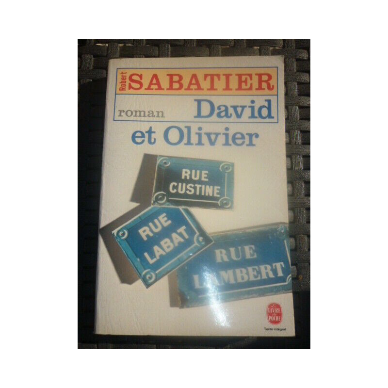 David et Olivier Le livre de poche