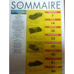 Automobile miniature n90 NOVEMBRE 1991 modélisme