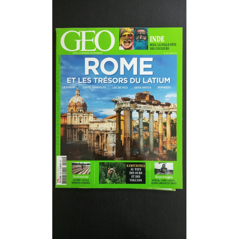 Revue Géo Magazine N° 445