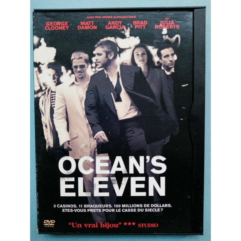 Ocean's Eleven Matt Damon George Clooney DVD simple
