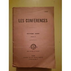 Les Conférences Tome II Maison de la Bonne Presse