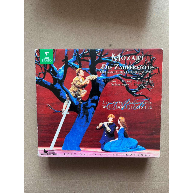 Mozart Die zauberflote Les arts florissants - William christie 2 CD