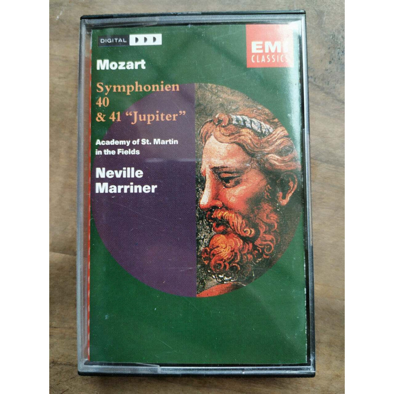 Mozart Symphonien 40 41 Jupiter - Neville Marriner Cassette Audio-K7