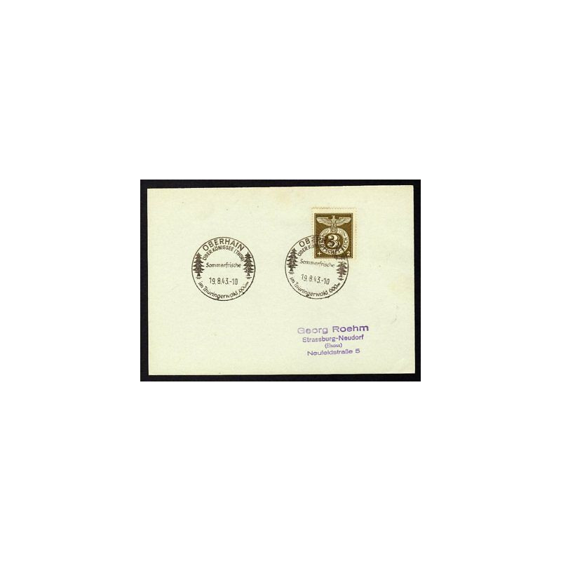 Allemagne n 762 Yv. cachet WW2 OBERHAIN Mi. 830