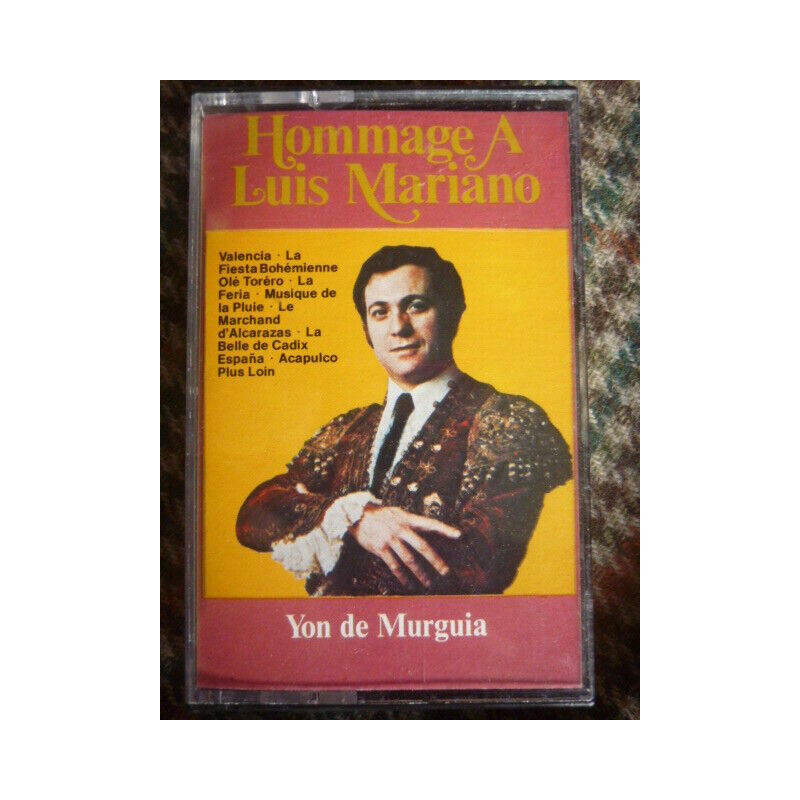 HOMMAGE A LUIS MARIANO par YON DE MURGUIA cassette audio k7 Aline