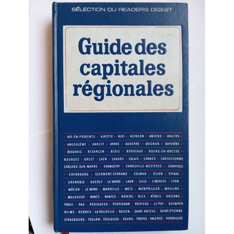 Guide des capitales régionales