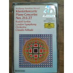 Mozart Piano Concertos Nos 21 27 - Rudolf Serkin Cassette Audio-K7