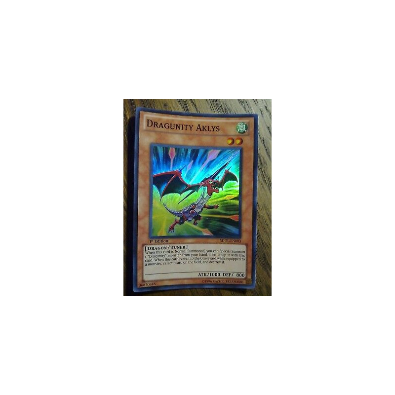 Dragunity Aklys SDDL-EN003 Yu-Gi-Oh