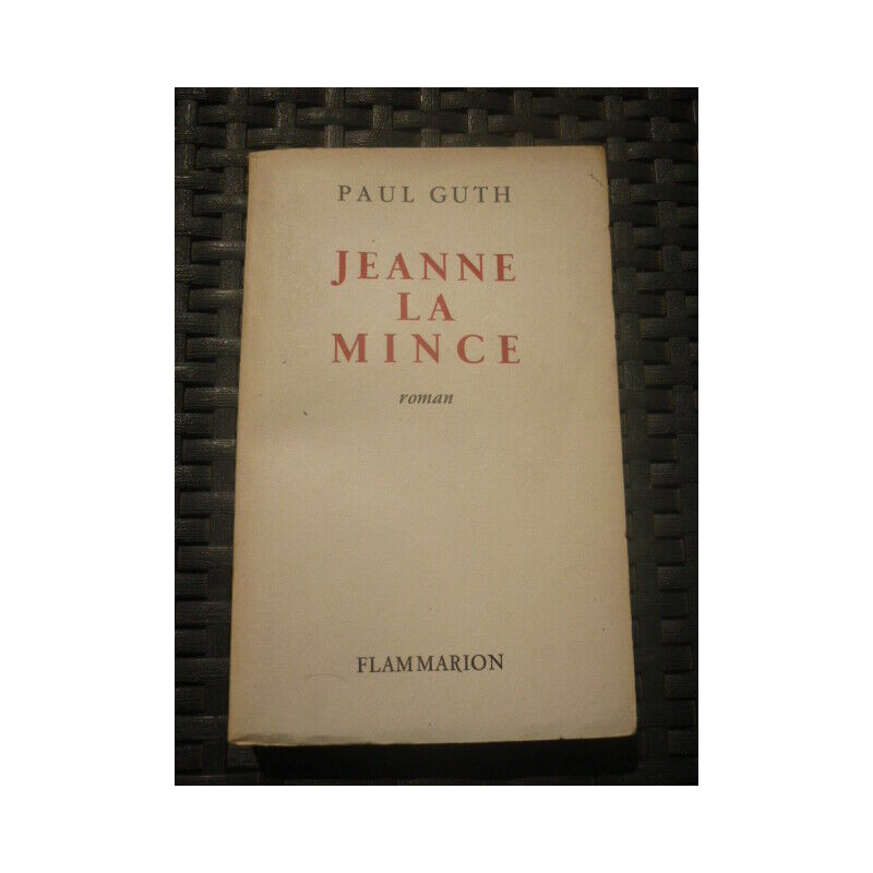 JEANNE LA MINCE FLAMMARION