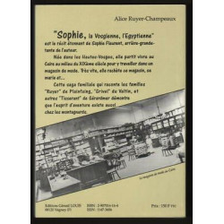 A. Ruyer-Champeaux SOPHIE LA VOSGIENNE L'EGYPTIENNE