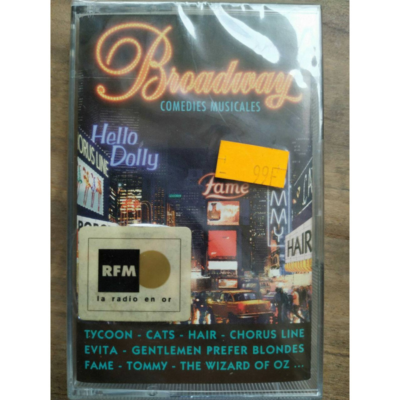 Broadway Comedies Musicales Cassette Audio-K7 NEUVE SOUS BLISTER