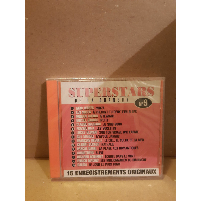 Superstars de la chanson N9 CD NEUF SOUS BLISTER