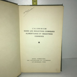 L'ALUMINIUM DES LES INDUSTRIES CHIMIQUES ALIMENTAIRES Brochure