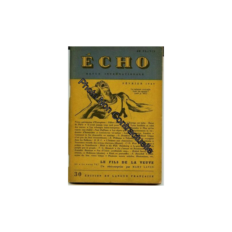 Écho Revue Internationale N° 30 : La Science Va-T-Elle Tuer Les...