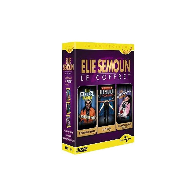 Coffret Elie Semoun 3 DVD : Elie Annonce Semoun / la suite/ A...