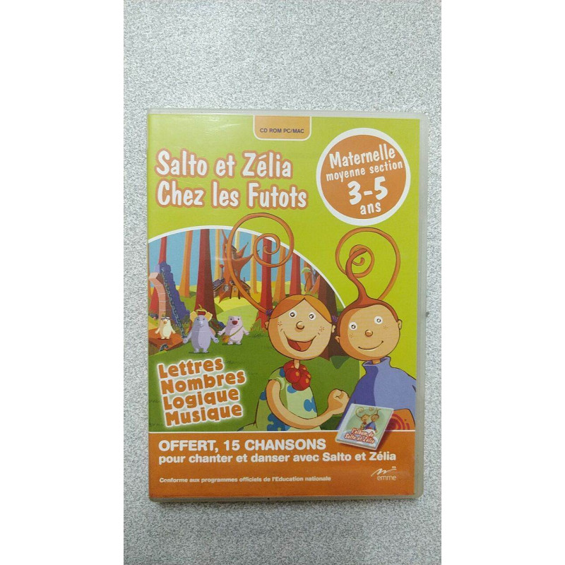 DVD - Salto Et Zélia Chez Les Futots 3-5 ans